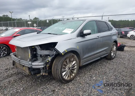 2021 Ford Edge Titanium from USA, damaged, VIN 2FMPK3K90MBA59720